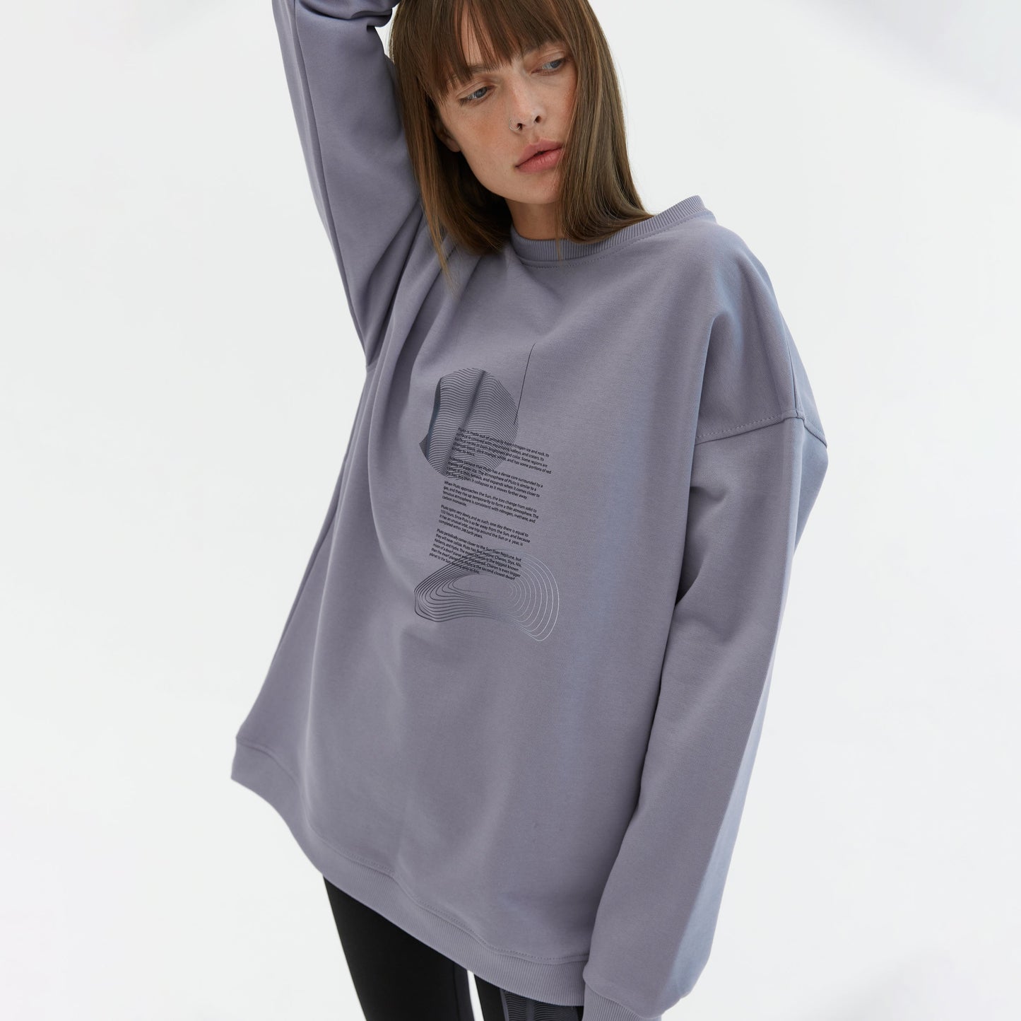 Sweatshirt Pluto Gray-violet