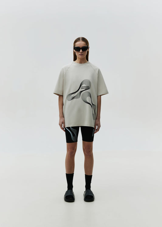 T-shirt Universe Taupe