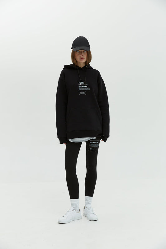 Hoodie Broadway Black