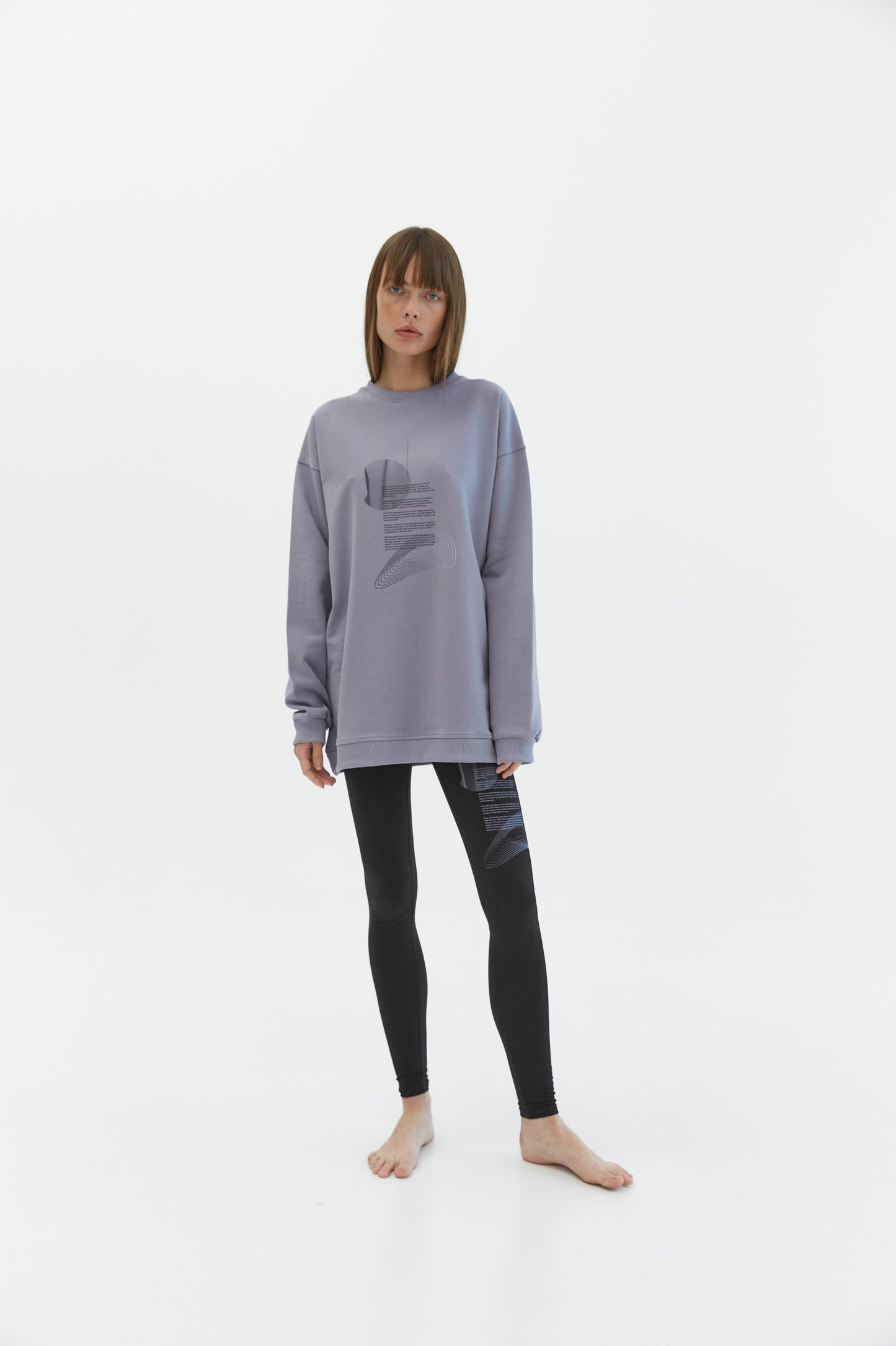 Sweatshirt Pluto Gray-violet