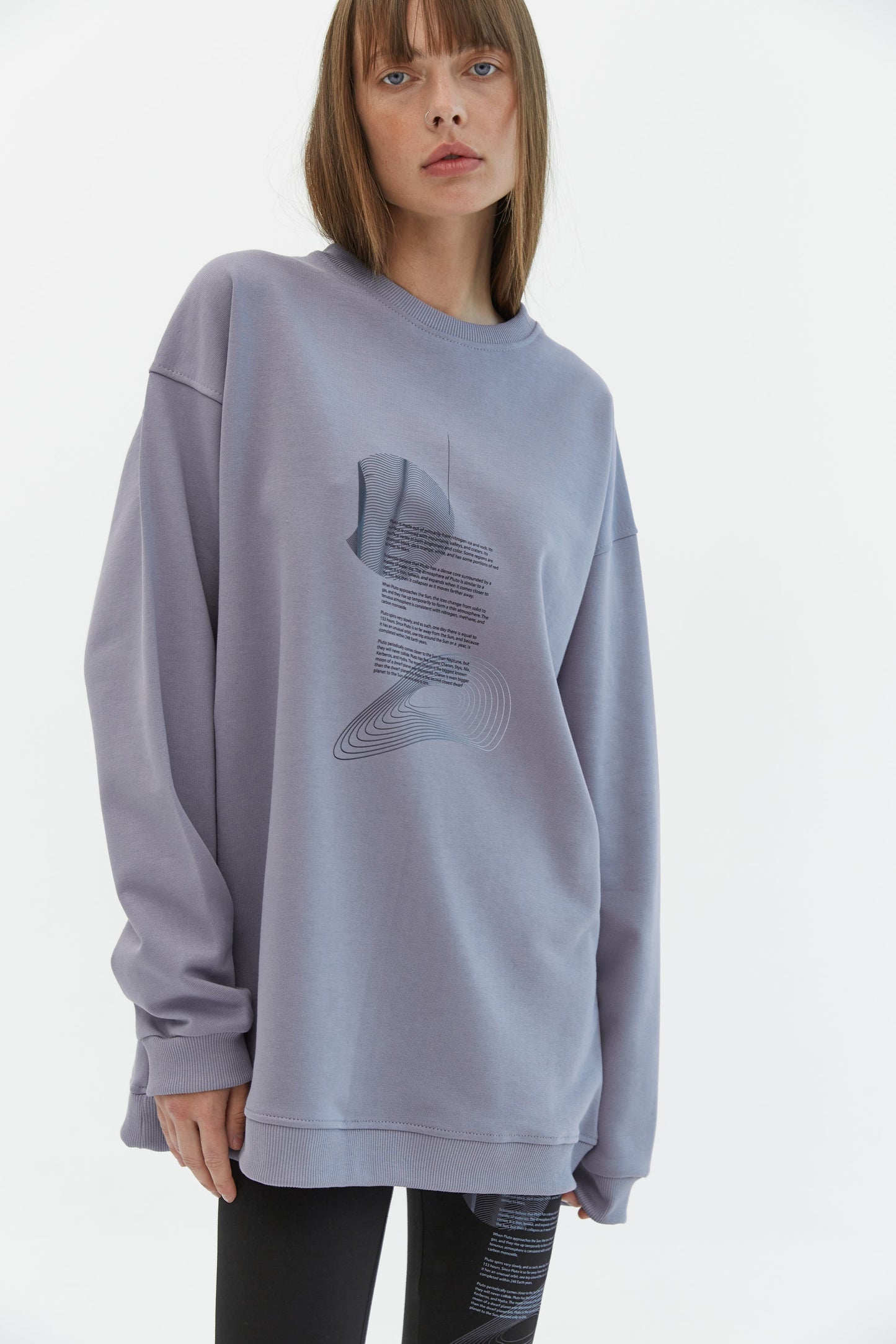 Sweatshirt Pluto Gray-violet