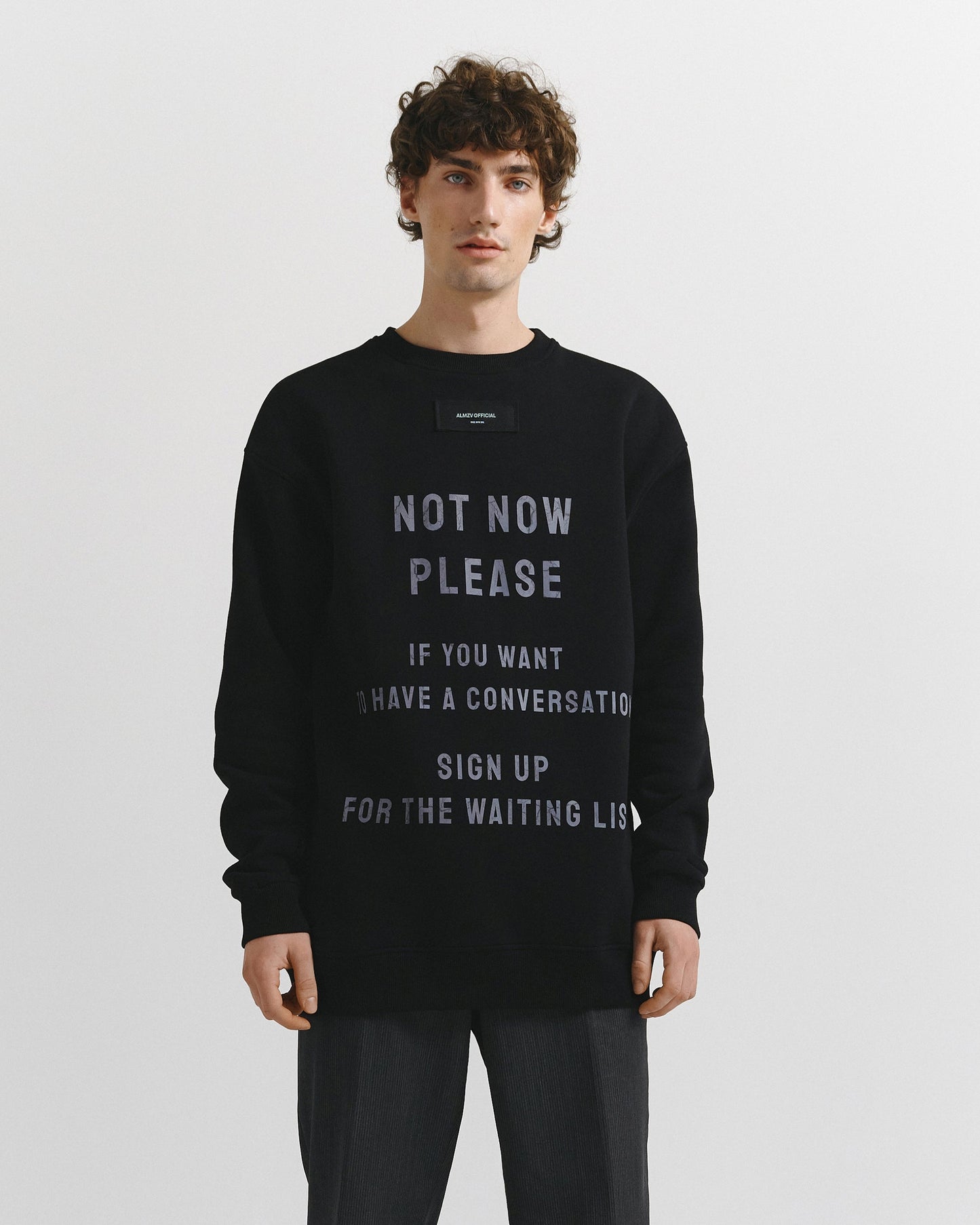 Світшот Без Коментарів Чорний