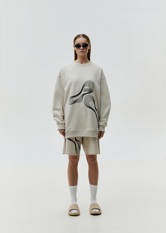 Sweatshirt Universe Taupe