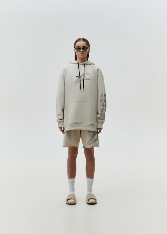 Hoodie Pluto Taupe