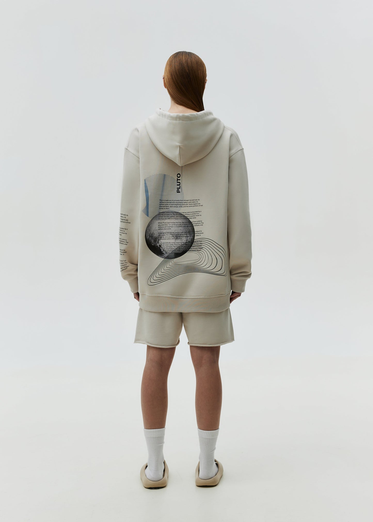 Hoodie Pluto Taupe